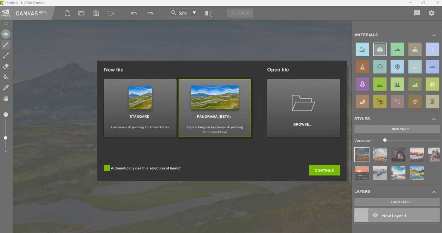 PICO用户分享：用NVIDIA Canvas AI绘画制作VR全景图  第2张