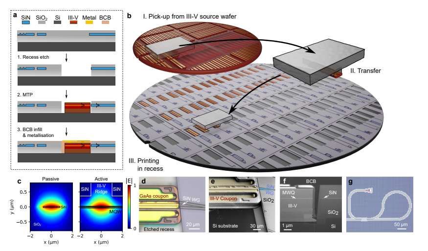 根特大学团队开发晶圆级微转移印刷技术实现800纳米波段激光器集成  第2张