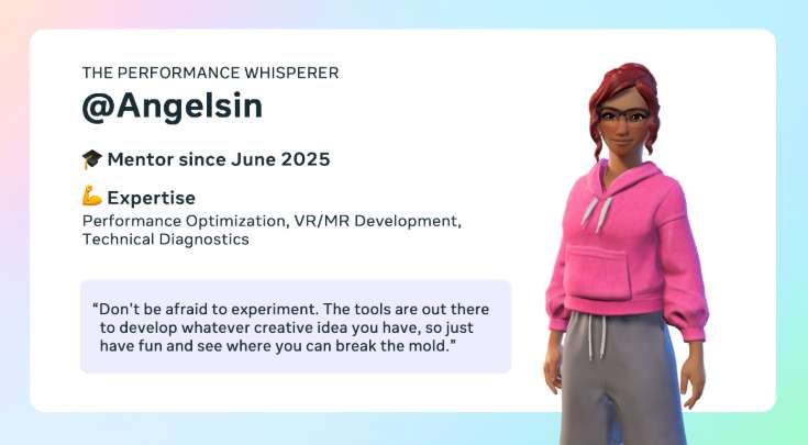 Meta公布Horizon创作者与开发者计划导师团队及课程安排  第6张