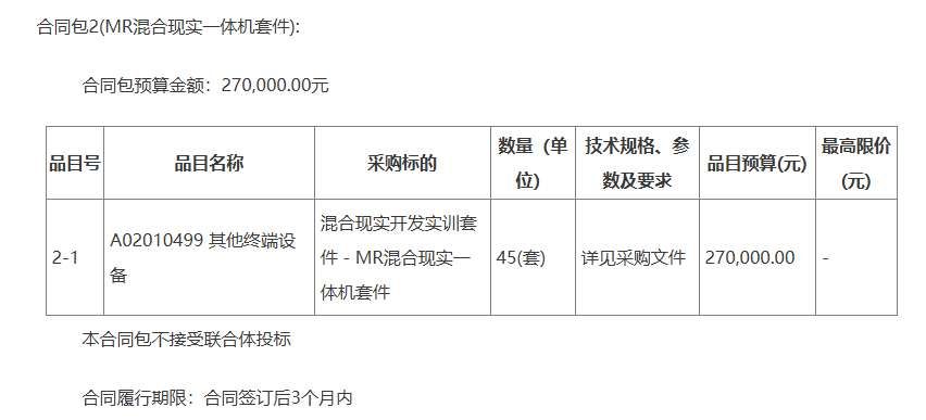 内蒙古电子信息职业技术学院200万元建设虚拟现实交互实践中心 第2张 内蒙古电子信息职业技术学院200万元建设虚拟现实交互实践中心 第2张