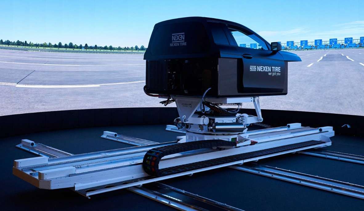 耐克森轮胎在首尔研究所建立高动态驾驶模拟器用于轮胎研发