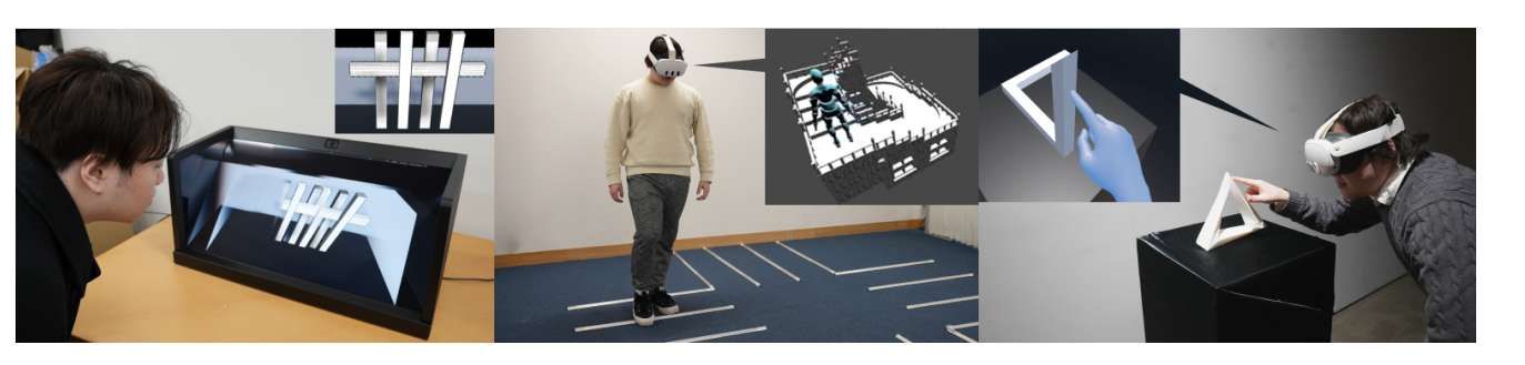 东京大学与筑波大学团队开发VR触觉交互不可能图形系统