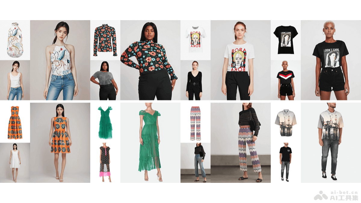 OOTDiffusion  开源AI虚拟试衣工具，智能适配性别和体型自动调整衣物