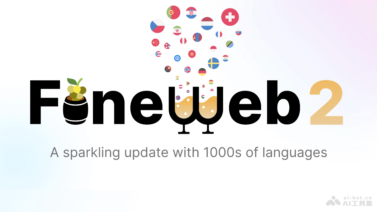 FineWeb 2 Hugging Face推出的多语言预训练数据集