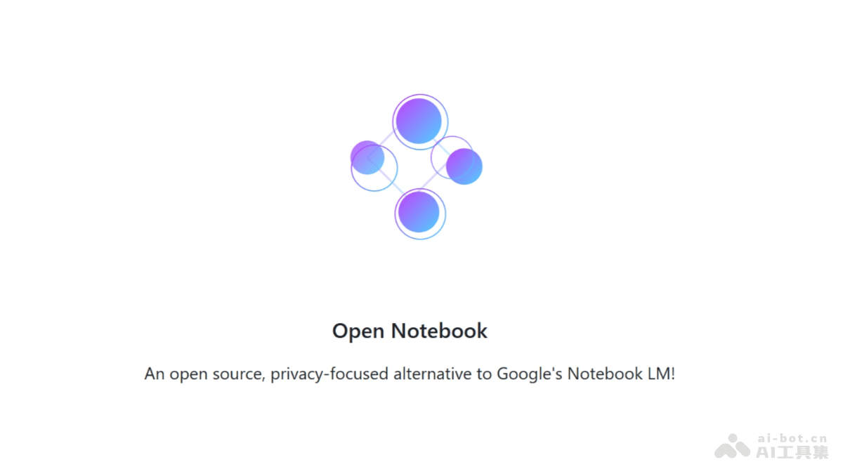 Open Notebook 开源 AI 笔记工具,自动将多格式笔记转换成博客